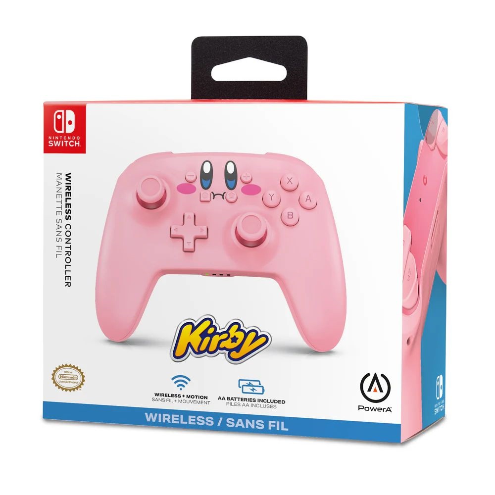 PowerA NSGP0348-01 Nintendo Switch vezeték nélküli Kirby Mouthful kontroller