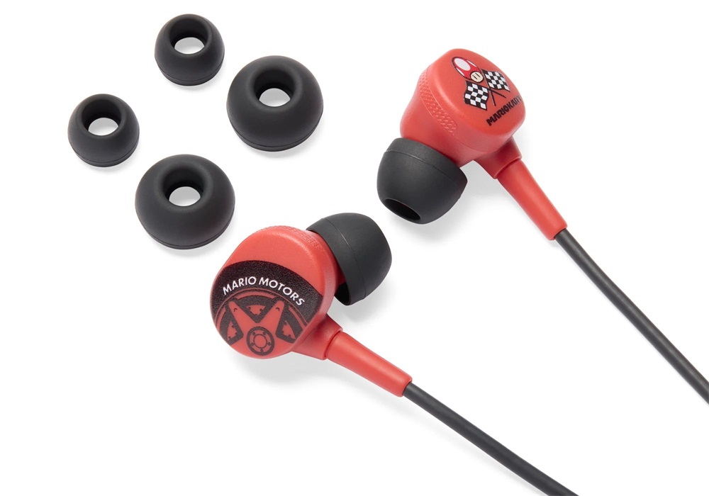 PowerA NSHS0399-01 Nintendo Switch vezetékes Mario Kart Motors mikrofonos fülhallgató