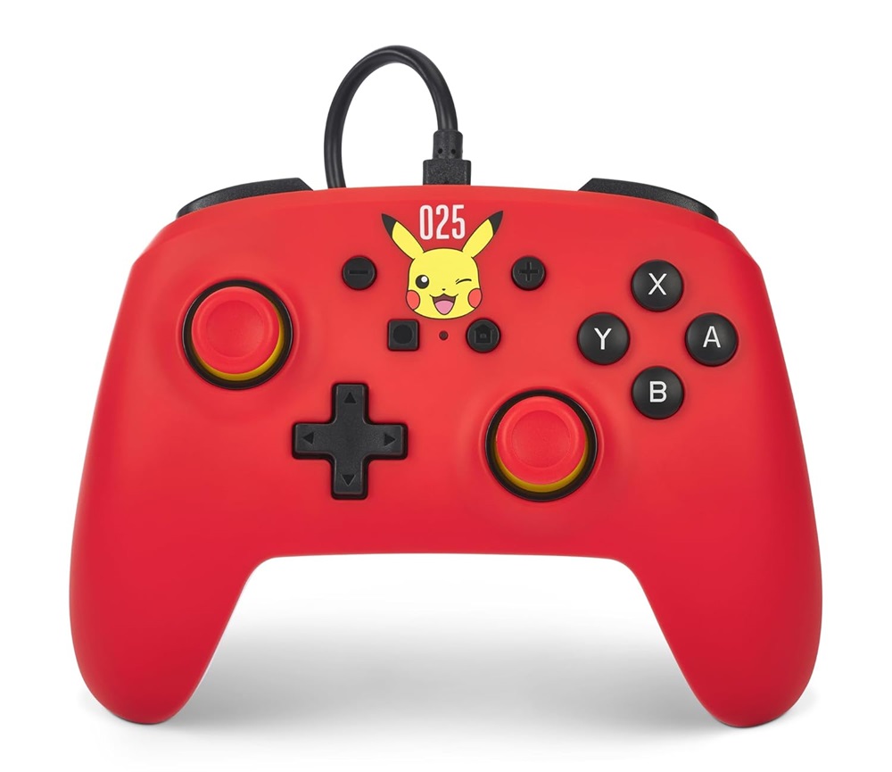 PowerA NSGP0200-01 Nintendo Switch vezetékes Laughing Pikachu kontroller