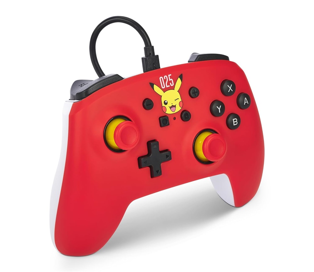 PowerA NSGP0200-01 Nintendo Switch vezetékes Laughing Pikachu kontroller