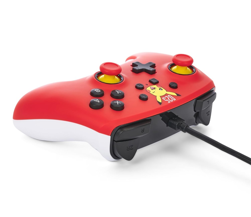 PowerA NSGP0200-01 Nintendo Switch vezetékes Laughing Pikachu kontroller