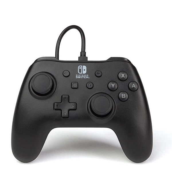 PowerA Nintendo Switch vezetékes matt fekete kontroller