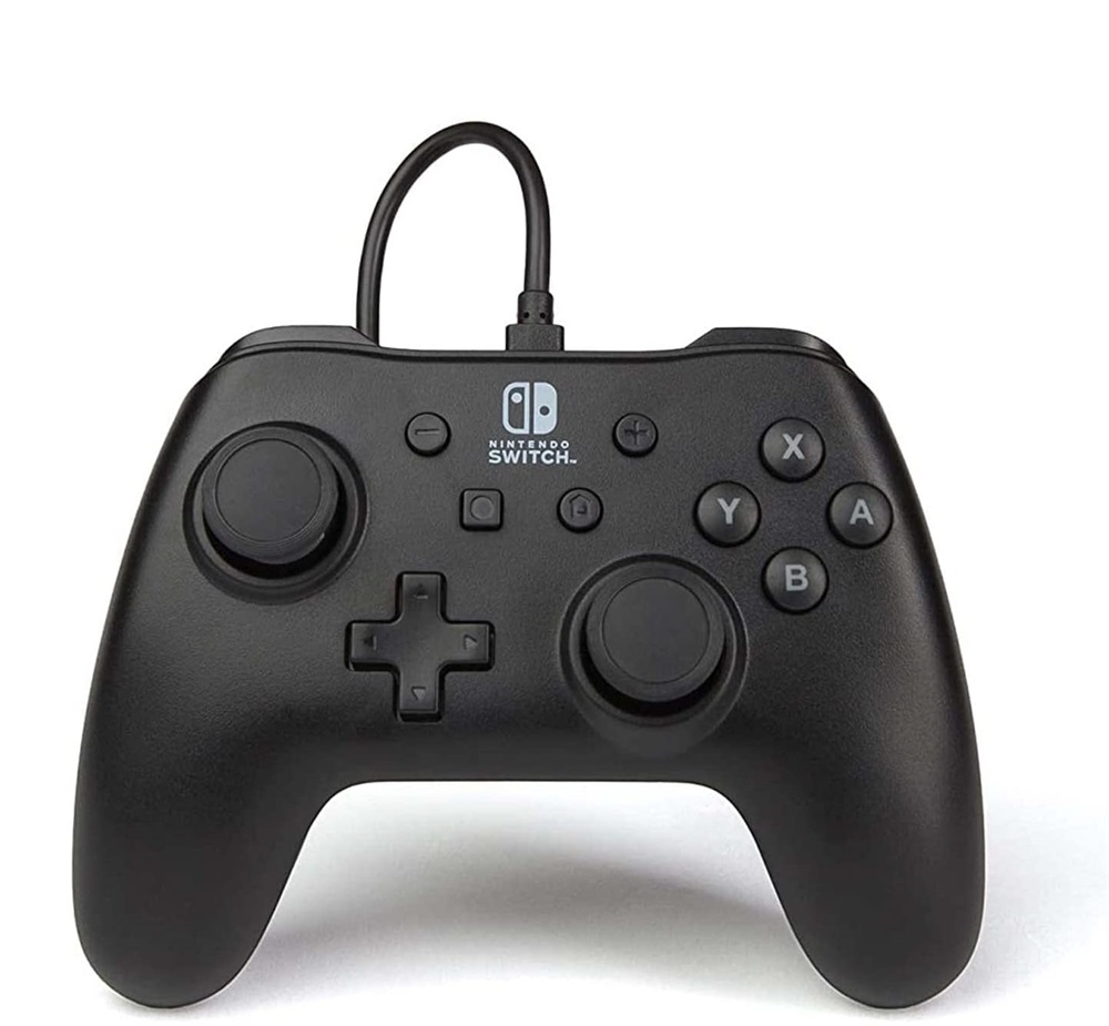 PowerA Nintendo Switch vezetékes matt fekete kontroller