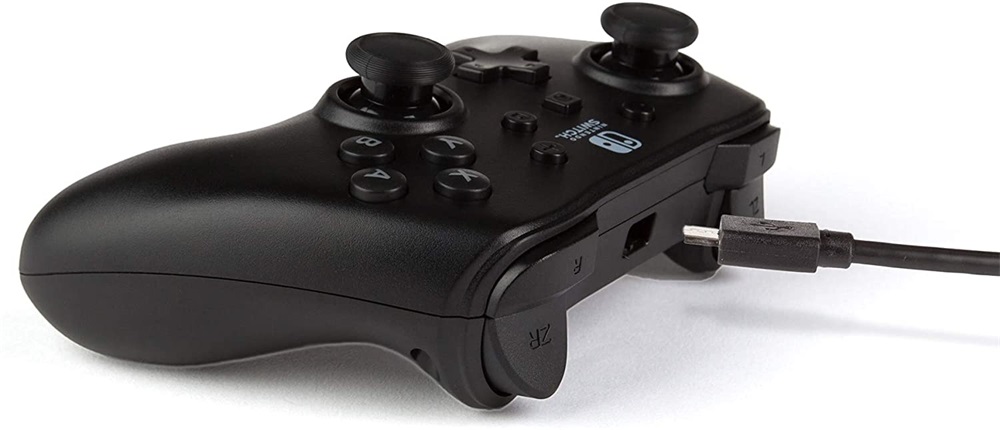PowerA Nintendo Switch vezetékes matt fekete kontroller