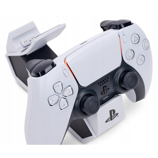 PowerA 1522855-01 Playstation 5 Dual Charger fekete-fehér dokkoló töltőállomás