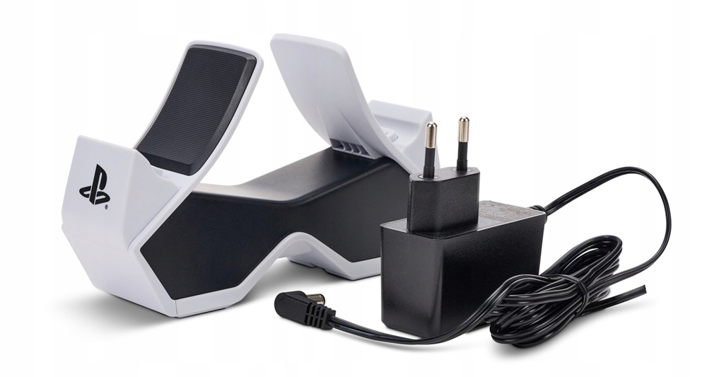 PowerA 1522855-01 Playstation 5 Dual Charger fekete-fehér dokkoló töltőállomás