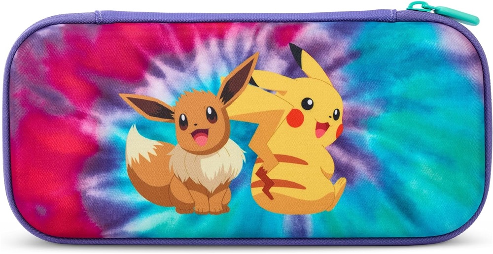 PowerA NSCS0234-01 Slim Nintendo Switch/OLED/Lite Tie-Dye Pikachu & Eevee védőtok