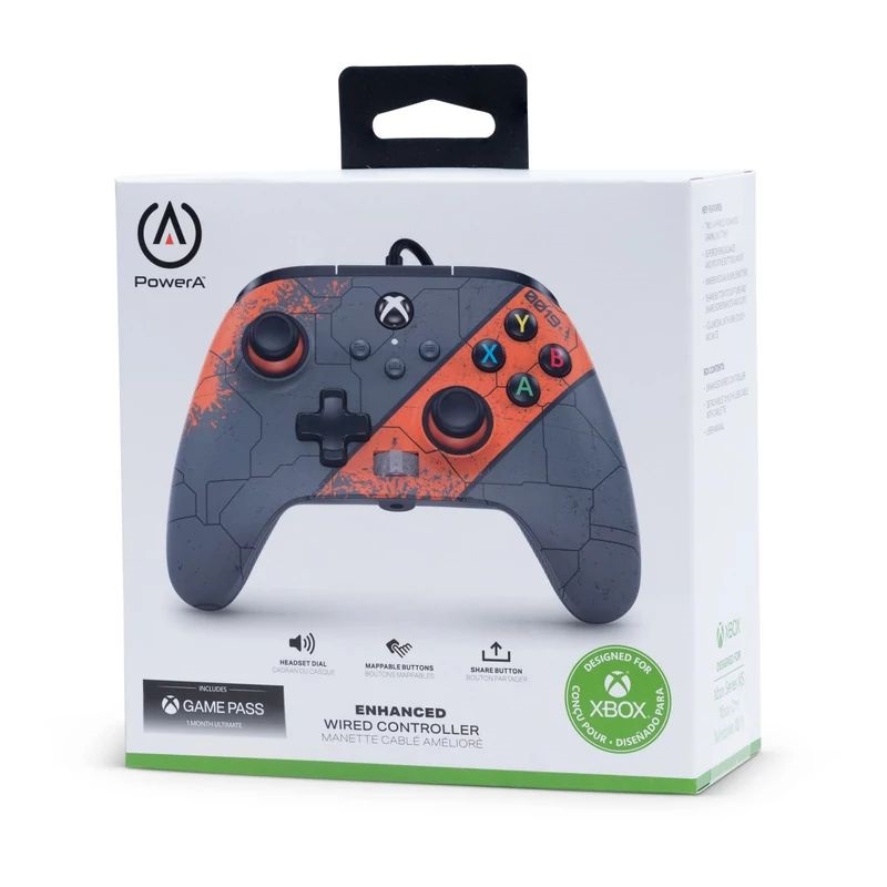 PowerA XBGP0019-01 Enhanced Wired Xbox Series X|S/Xbox One/PC vezetékes Galactic Mission kontroller