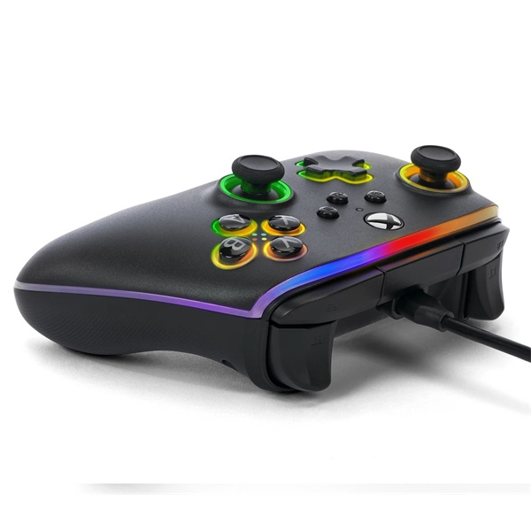 PowerA XBGP0140-01 Advantage Xbox Series X|S/Xbox One vezetékes Lumectra LED kontroller
