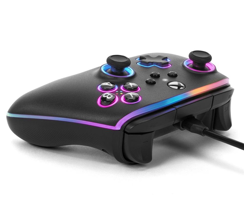 PowerA XBGP0140-01 Advantage Xbox Series X|S/Xbox One vezetékes Lumectra LED kontroller