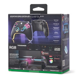 PowerA XBGP0140-01 Advantage Xbox Series X|S/Xbox One vezetékes Lumectra LED kontroller