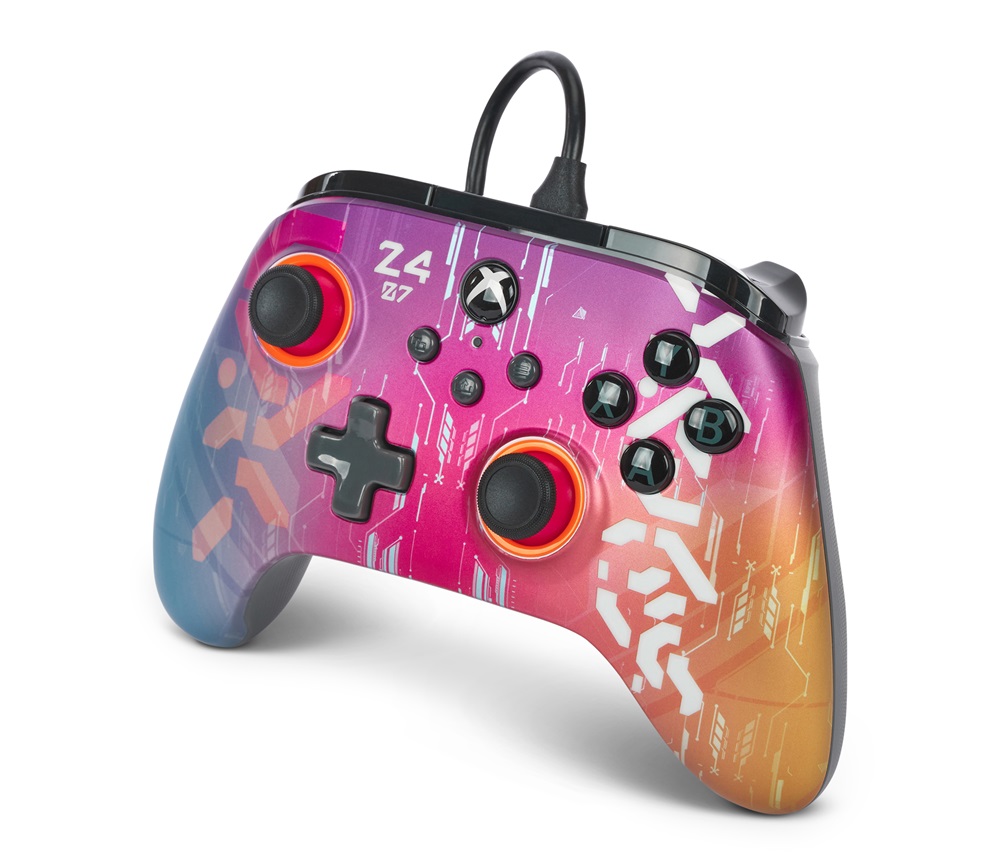 PowerA XBGP0186-01 Advantage Xbox Series X|S/Xbox One vezetékes Cyber Style kontroller