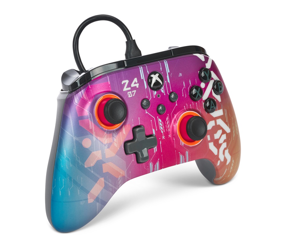 PowerA XBGP0186-01 Advantage Xbox Series X|S/Xbox One vezetékes Cyber Style kontroller