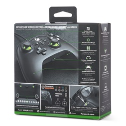 PowerA XBGP0190-01 Advantage Xbox Series X|S/Xbox One vezetékes Celestial Green kontroller