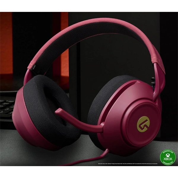 PowerA XBHS0503-01 LS10X Gen 2 Wired RUBY piros gamer headset