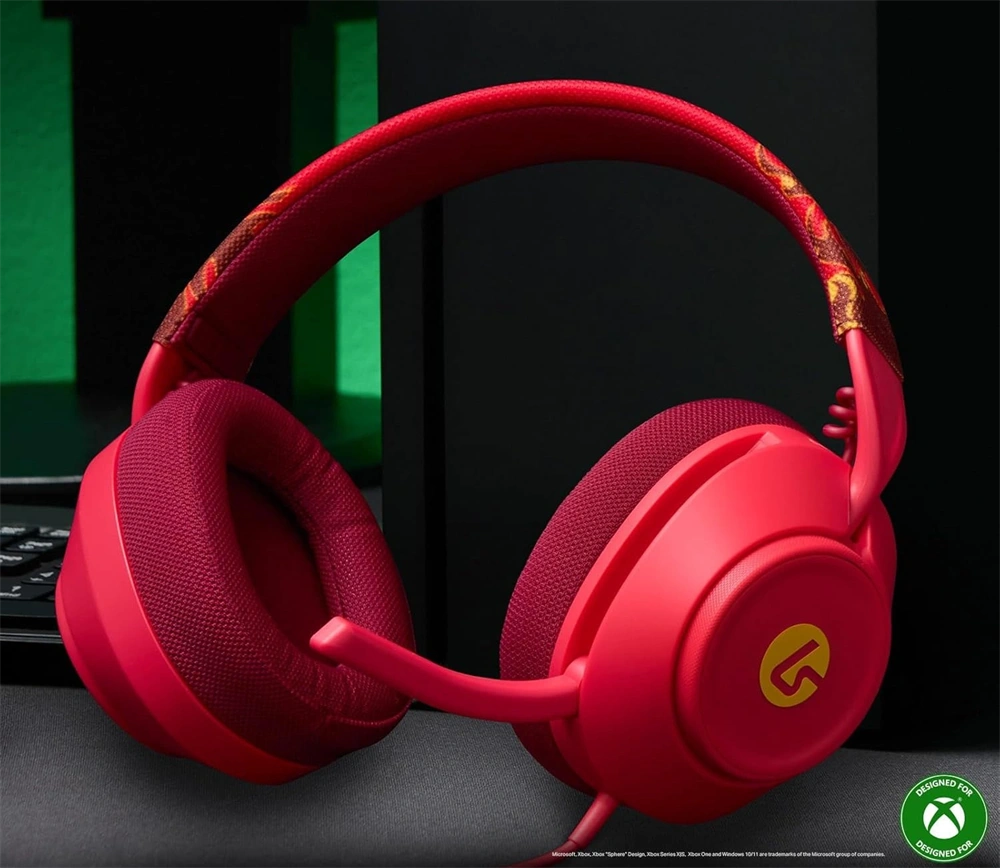 PowerA XBHS0540 LS10X Gen 2 vezetékes Xbox X/S Red Blaze piros gamer headset