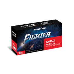 PowerColor Fighter Radeon RX 7900 GRE AMD 16GB GDDR6 256bit PCIe videókártya