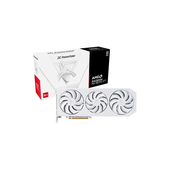PowerColor RX 9070 XT Hellhound Spectral AMD 16GB DDR6 256bit PCIe videókártya