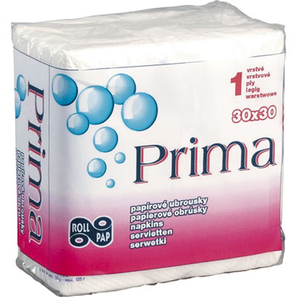 Prima papírszalvéta 1 rétegű, 100db