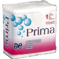 Prima papírszalvéta 1 rétegű, 100db