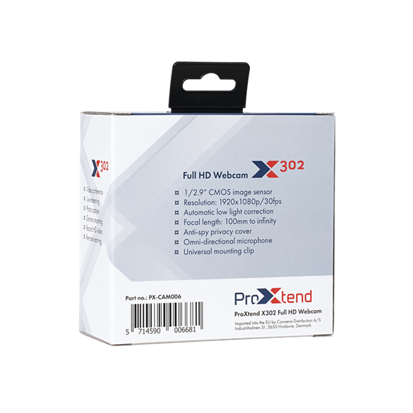 ProXtend X302 Full HD webkamera