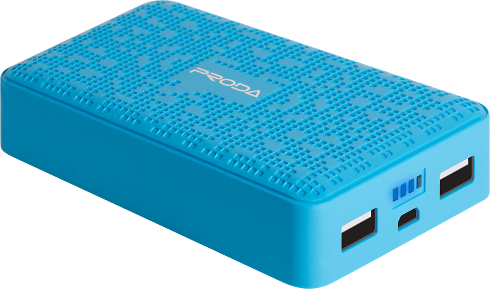 Proda Pure  12000mAh kék power bank