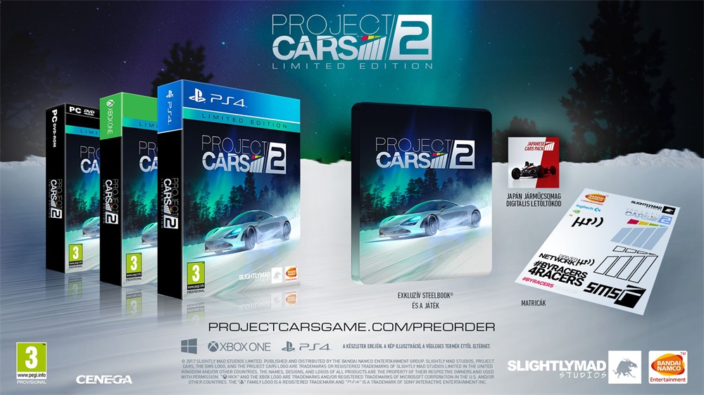Project Cars 2 Limited Edition PC játékszoftver
