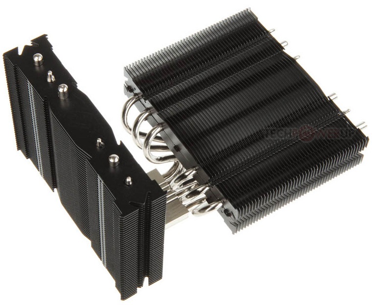 Prolimatech Genesis Black Dual Saturn Edition 2x120mm ARGB processzor hűtő