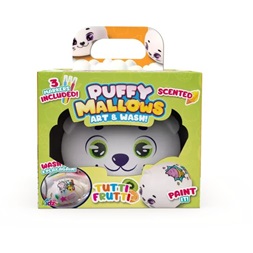 Pufók mályvacukor-állatkák lemosható, illatos figura