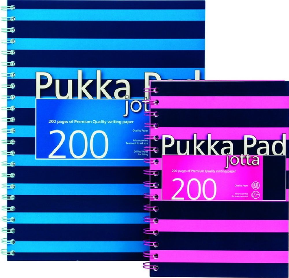 Pukka Pad Jotta Pad Navy Pink A4 200 oldalas vonalas spirálfüzet
