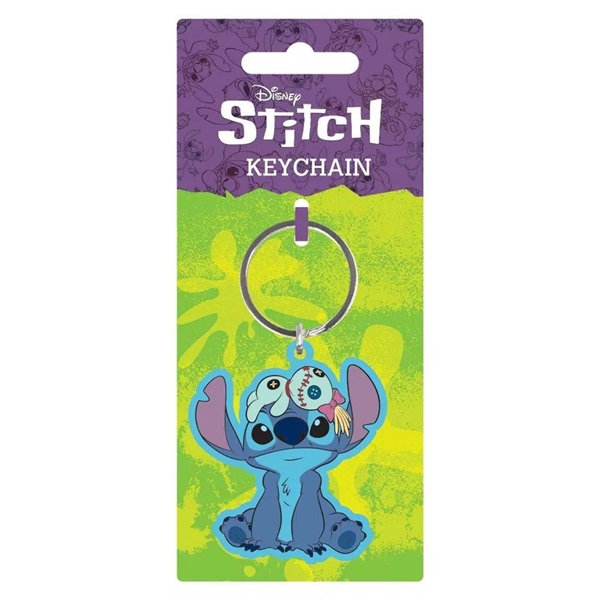 Pyramid LILO & STITCH (STITCH & SCRUMP) PVC kulcstartó