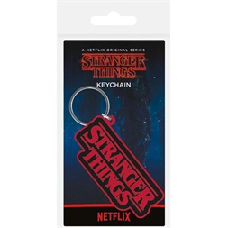 Pyramid Stranger Things (Logo) gumi kulcstartó