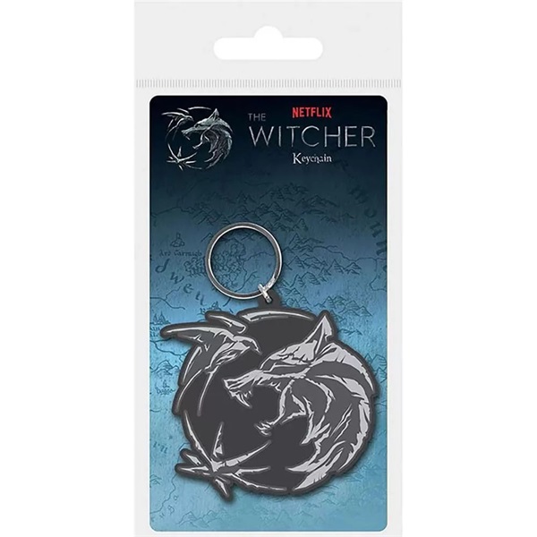 Pyramid THE WITCHER (WOLF SWALLOW STAR) PVC kulcstartó