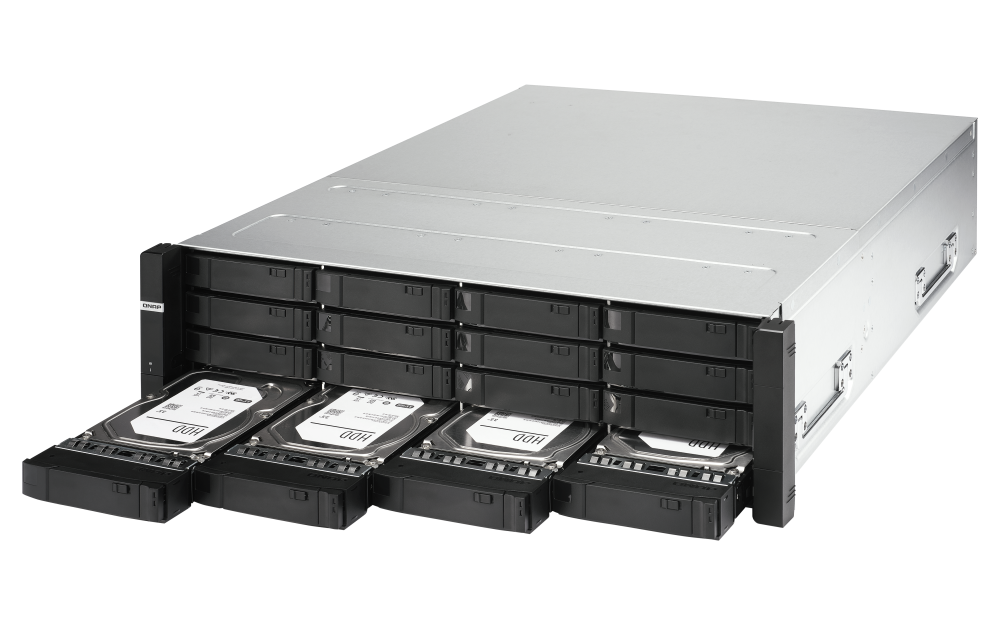 QNAP ES1686dc-2142IT-128G 16xSSD/HDD 3U rackbe szerelhető Enterprise ZFS NAS