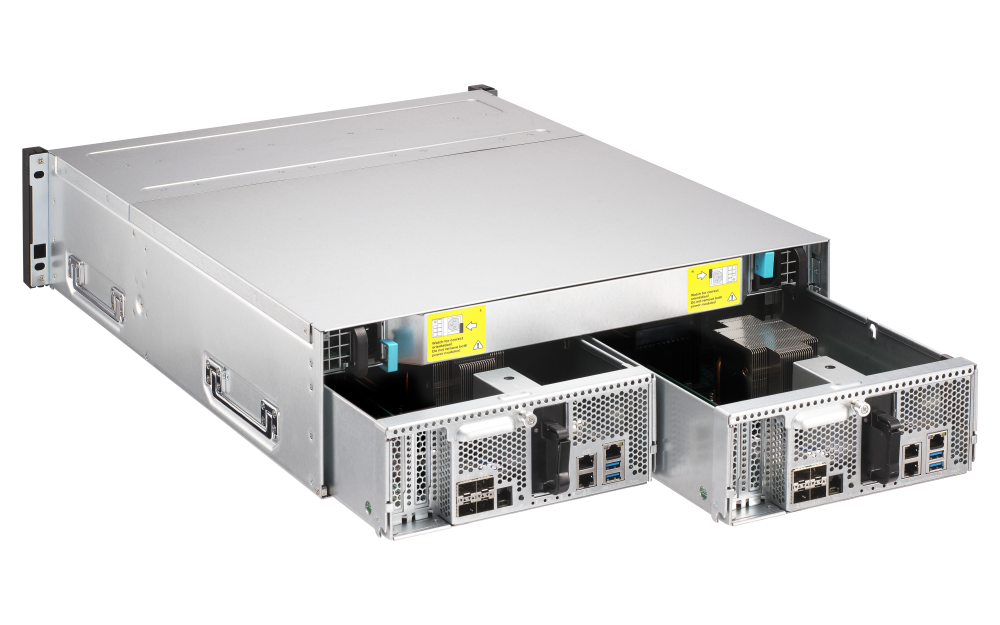 QNAP ES1686dc-2142IT-128G 16xSSD/HDD 3U rackbe szerelhető Enterprise ZFS NAS