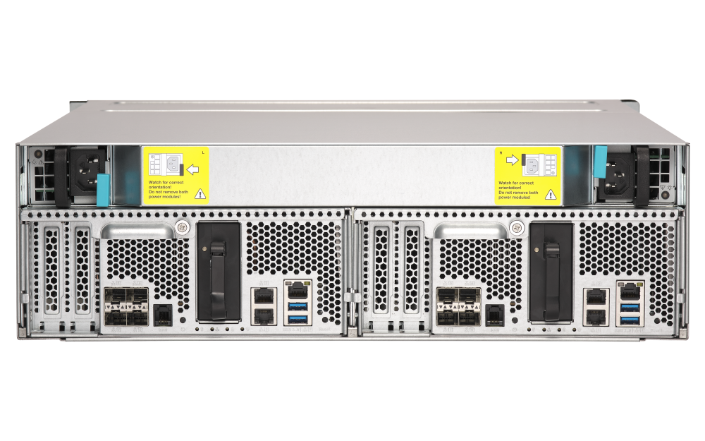QNAP ES1686dc-2142IT-128G 16xSSD/HDD 3U rackbe szerelhető Enterprise ZFS NAS