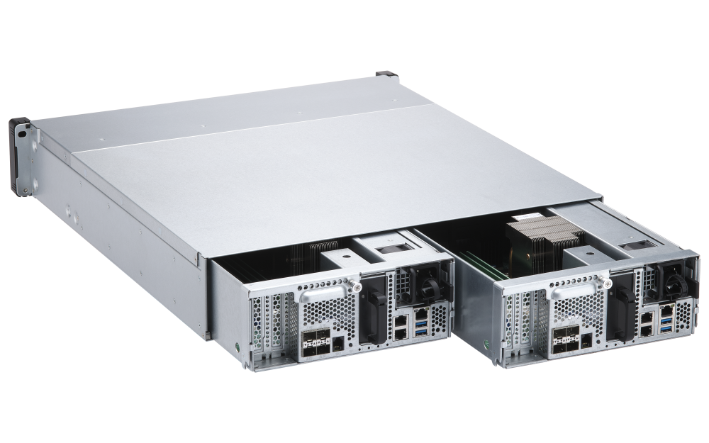 QNAP ES2486dc-2142IT-96G 24xSSD/HDD 2U rackbe szerelhető Enterprise ZFS NAS
