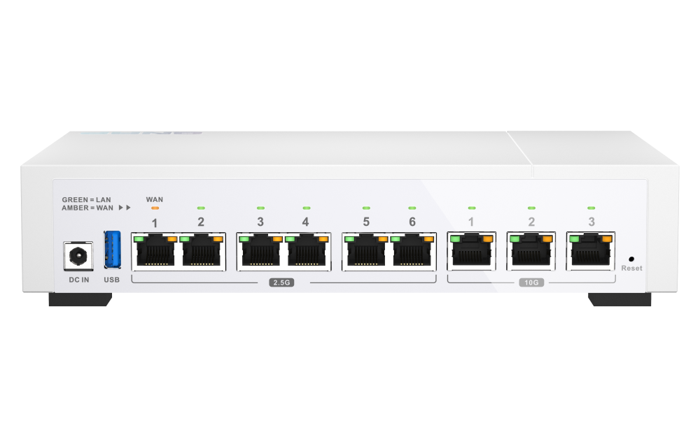QNAP QHora-322 6x2.5GbE LAN 2x10GbE LAN port SD-WAN Router
