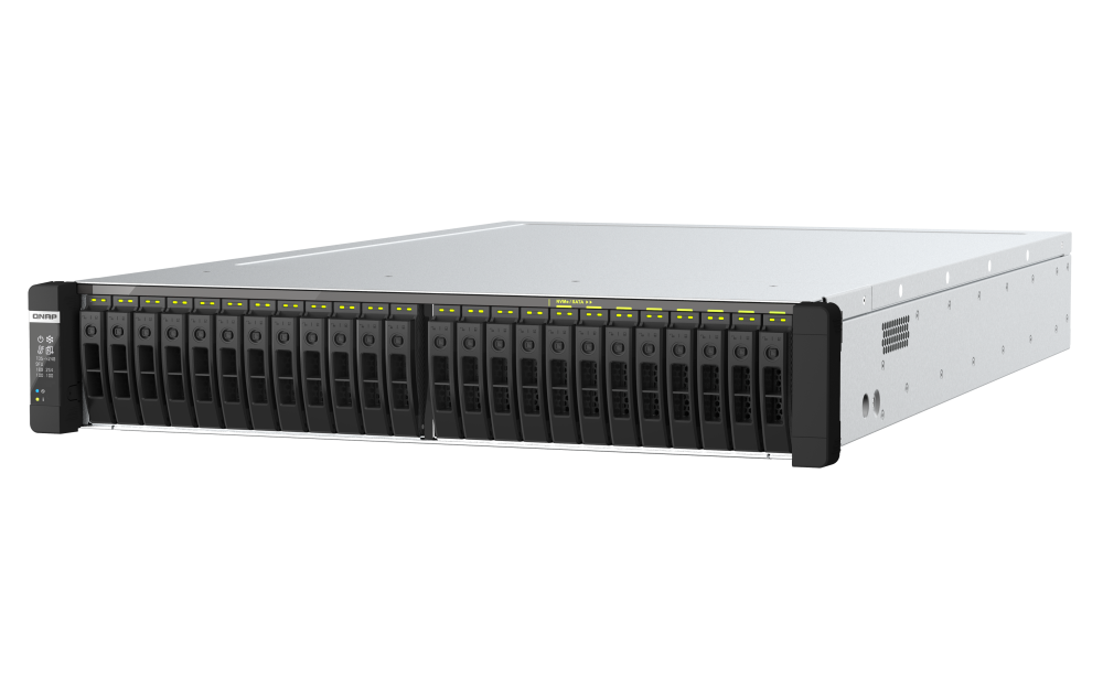 QNAP TDS-h2489FU-4314-256G 16xSSD 2U rackbe szerelhető ZFS NAS