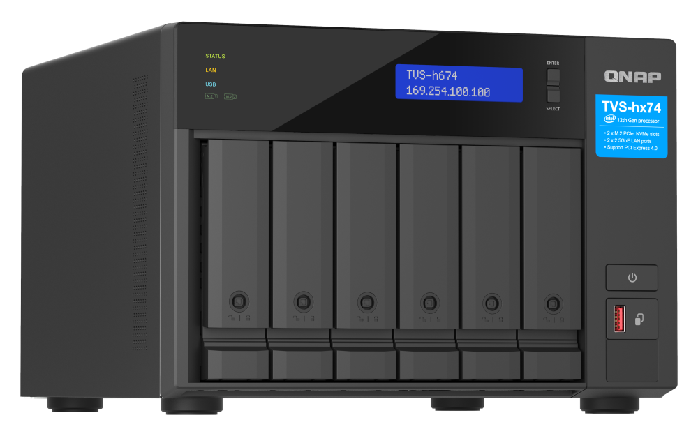 QNAP TVS-H674-I5-32G 6xSSD/HDD NAS