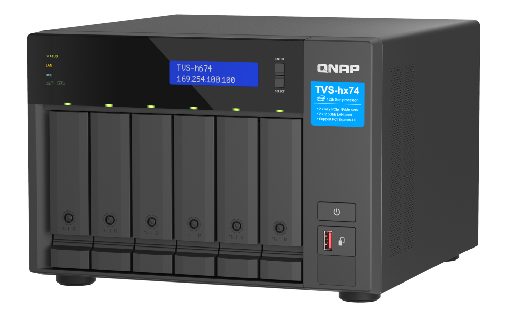 QNAP TVS-H674-I5-32G 6xSSD/HDD NAS