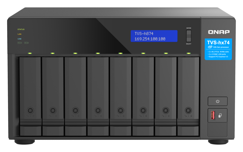 QNAP TVS-H874-I5-32G 8xSSD/HDD NAS