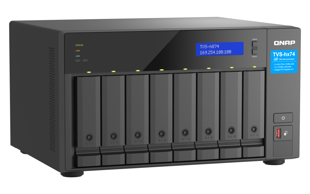 QNAP TVS-H874-I5-32G 8xSSD/HDD NAS