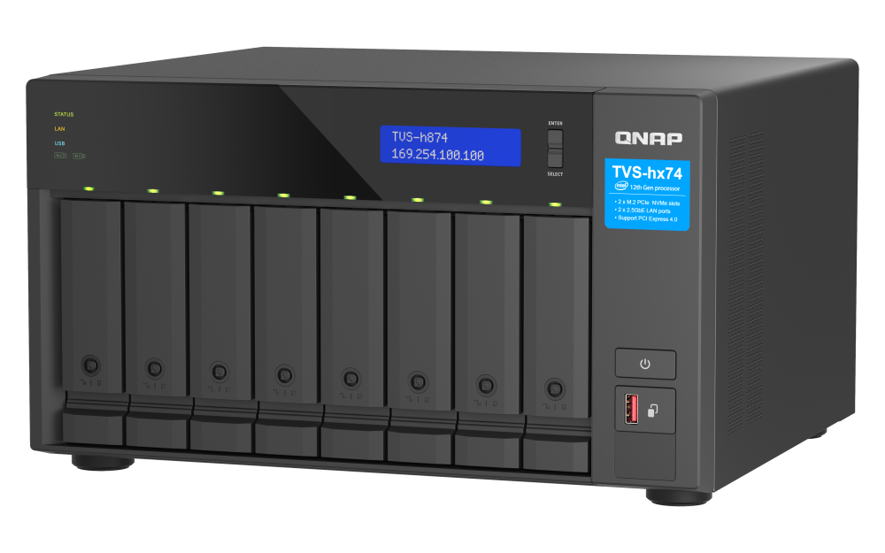 QNAP TVS-H874-I5-32G 8xSSD/HDD NAS