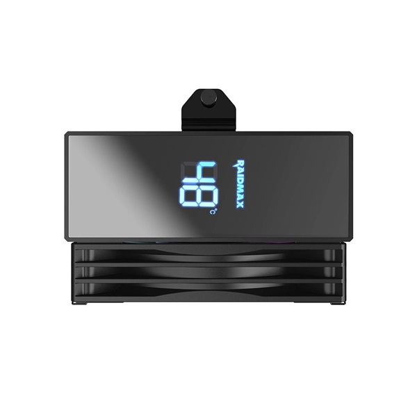 RAIDMAX AM1204B ARGB 120mm fekete processzor hűtő