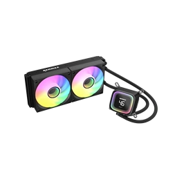 RAIDMAX DIGITAL LD240 ARGB BLACK LCD kijelzős vízhűtés