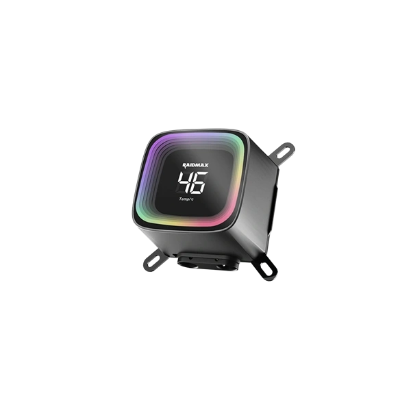 RAIDMAX DIGITAL LD240 ARGB BLACK LCD kijelzős vízhűtés