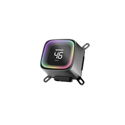 RAIDMAX DIGITAL LD240 ARGB BLACK LCD kijelzős vízhűtés