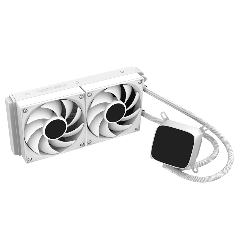 RAIDMAX DIGITAL LD240 ARGB WHITE LCD kijelzős vízhűtés