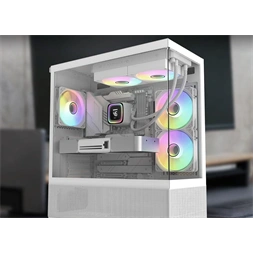 RAIDMAX DIGITAL LD240 ARGB WHITE LCD kijelzős vízhűtés